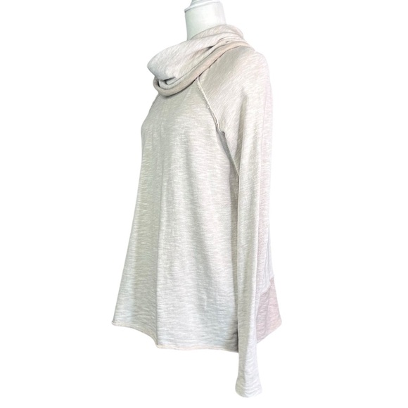 FREE PEOPLE Beach Cocoon Tunic Sweater XS|S Oatmeal Slouchy Boho Casual - Picture 5 of 14